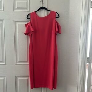 Coral Calvin Klein dress 14W